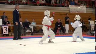 Kumite 7 - 8 yrs old boys and girls - Maria S. - Finals