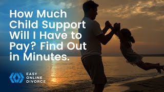 How much child support should I pay? Find out you child support payments in minutes.