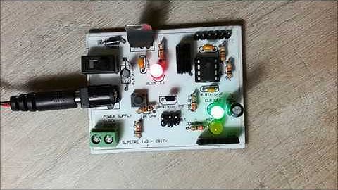 4 bit CPU : Create a 5V power supply on PCB