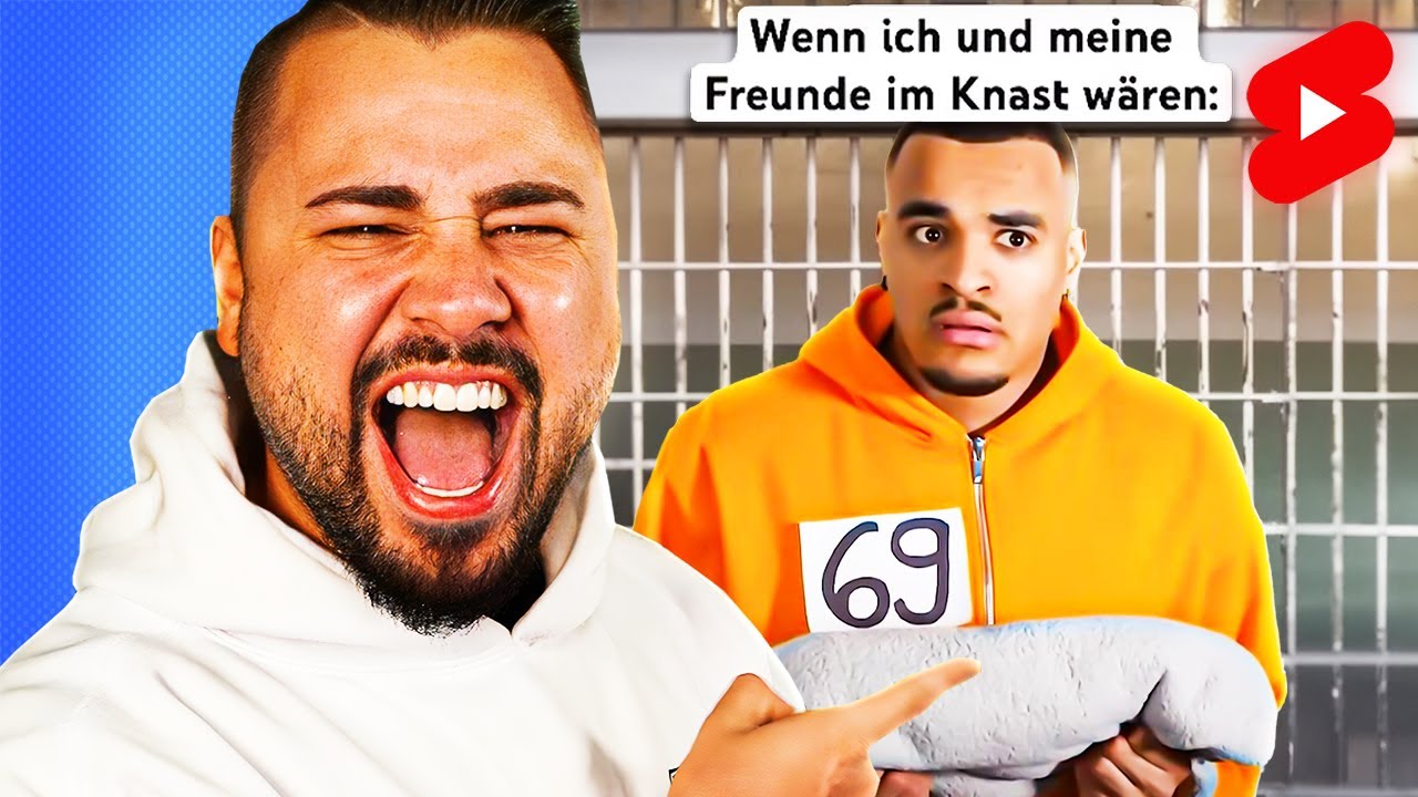 Im KNAST mit den BESTEN FREUNDEN! 😂(Youtube Shorts)