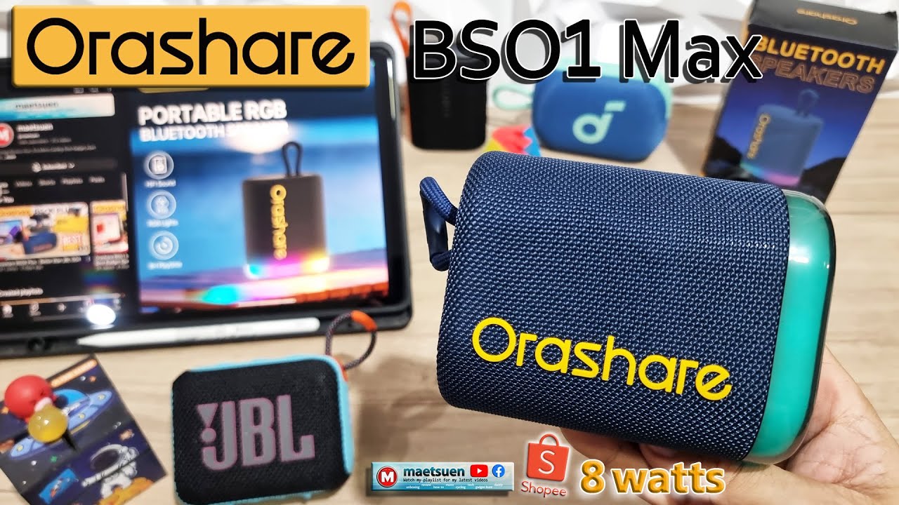 Orasher Orashare BS01 Max Bluetooth Speaker - YouTube