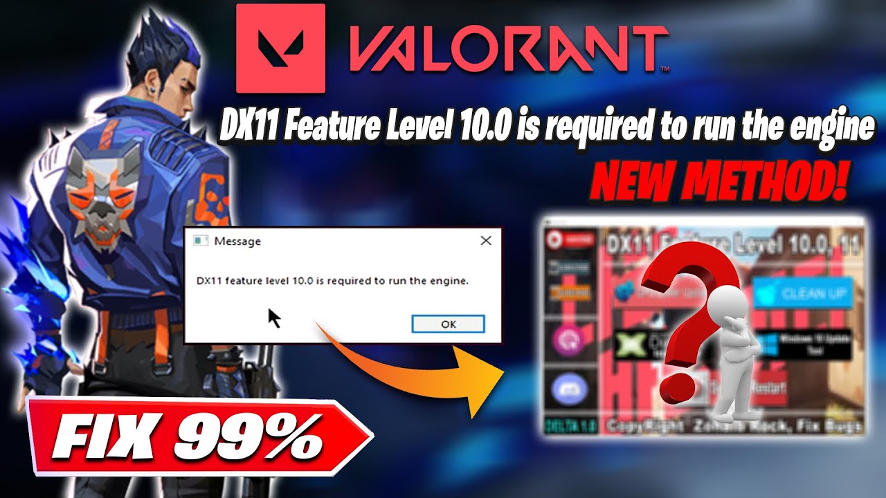 How To Fix Valorant Dx11 Feature Level 10 0 Is Required To Run The Engine Valorant 21 Youtube
