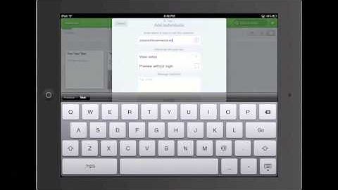 iPad Basics - Sharing a Notebook in Evernote 6