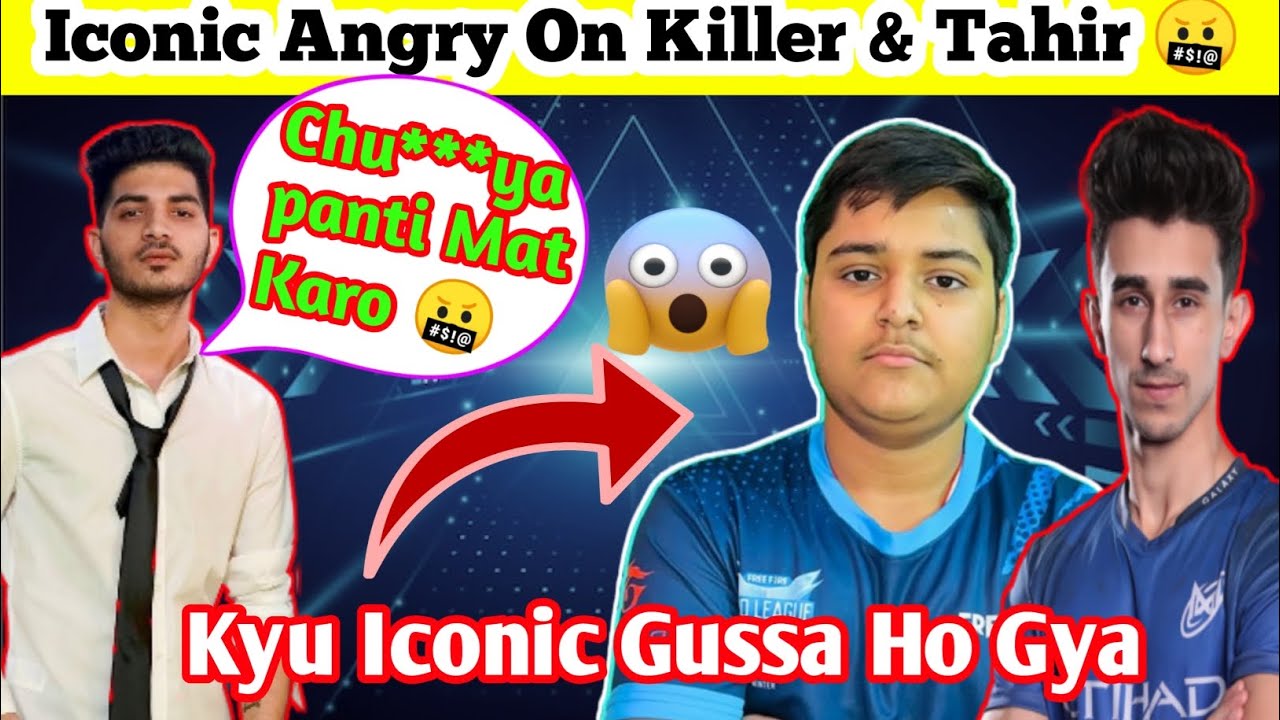 Iconic Angry On Killer FF 🤯 Iconic Angry On Tahirfuego ft. 