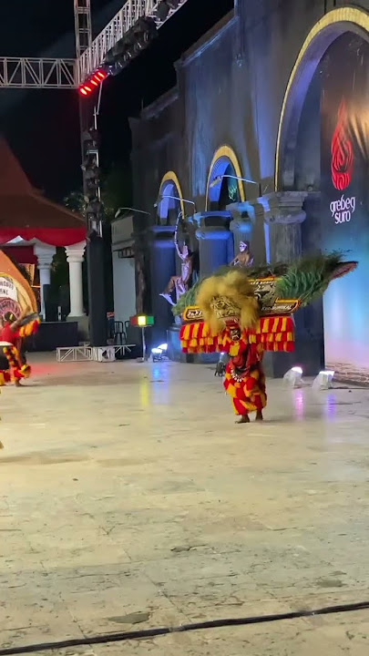 Kepala Reog Terlepas di acara Festival Nasional Reog Ponorogo #Grebegsuro2023