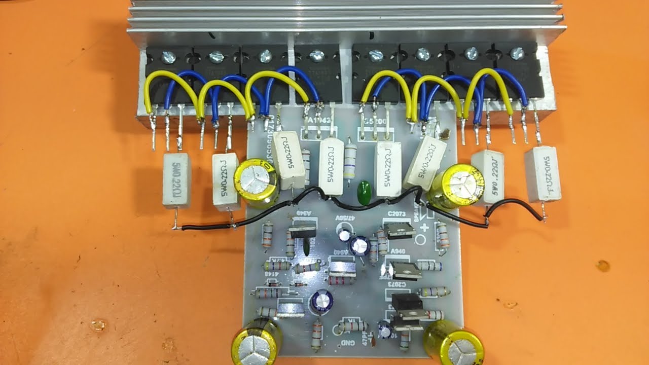 How to add more Transistors to the 2sa1943 and 2sc5200 circuits?