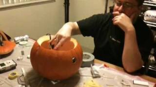 Flamethrower pumpkin