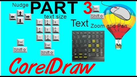 CorelDraw Tips & Tricks Aarow keys and Aarow keys in your number key pad and more Part 3