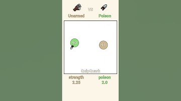 Unarmed 👊 versus Poison 🐍 #physics #rpg  #satisfying #gameplay #simulation