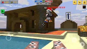 [Block Force - Pixel Style Gun Shooter Game] Block Force (part1) Im a zombieee!!!