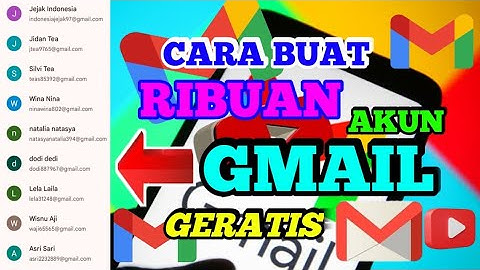 cara buat ribuan akun Gmail untuk kejar 4000  jam tayang youtube