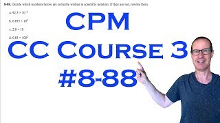CPM CC3 Chapter 8 Problem 88