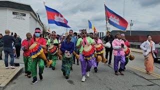 Cambodian New Year Parade in Lowell, MA.