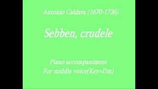 Sebben, crudele:ピアノ伴奏an accompaniment chords