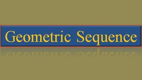 Geometric Sequence Introduction