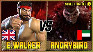 STREET FIGHTER 6 💥 EndingWalker (RYU) vs Angrybird (AKUMA) 💥 SF6 Room Match 💥 #2