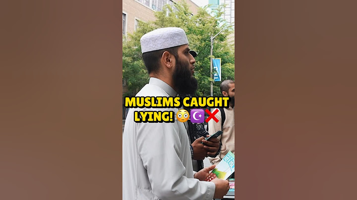 MUSLIMS CAUGHT LYING! 😳☪️❌
