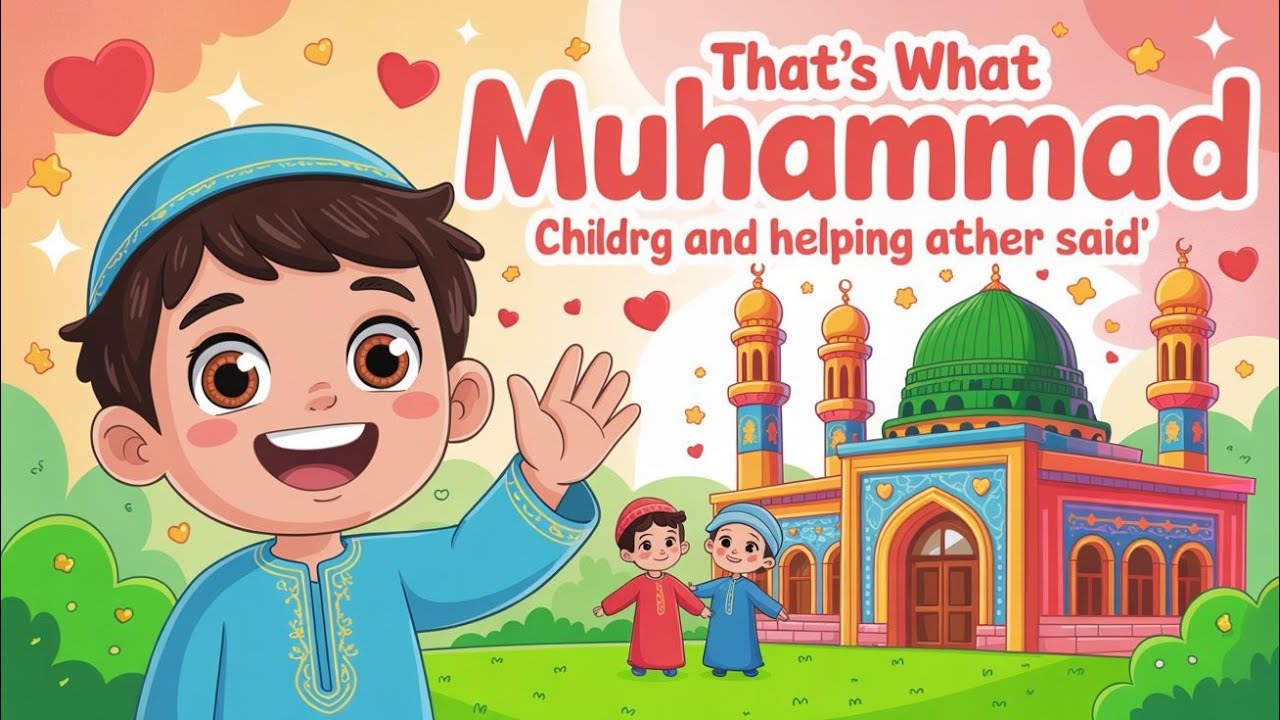 That’s What Muhammad ﷺ Said | Prophet Muhammad ﷺ Nasheed for Kids | @Cocorhymesandtales