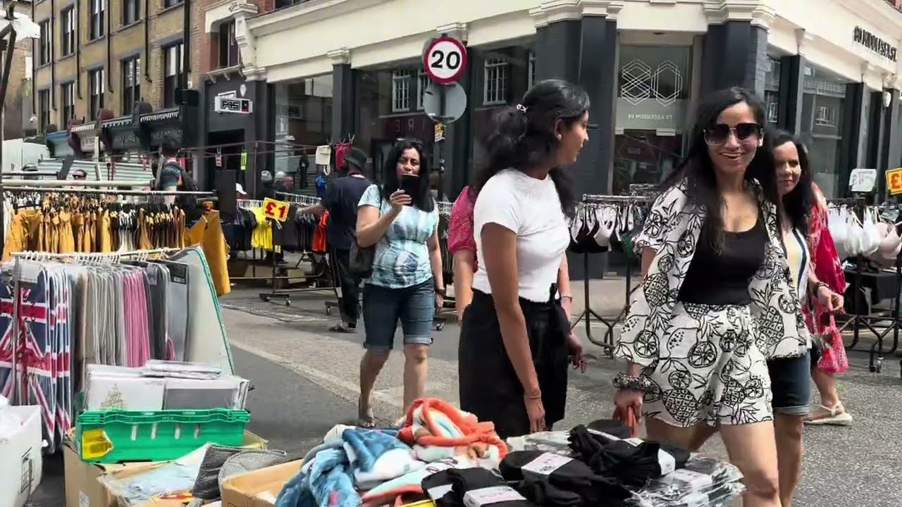 East London Market ! Only opens on Sunday! Get Branded clothes in cheap rates ! Watch  to know more