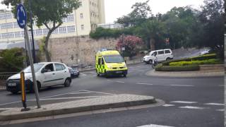 ‎Gibraltar Health Authority Ambulance responding (27.06.2016)
