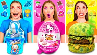 Food of The Same Colors Challenge | Fantastic Food Hacks by Fun Challenge