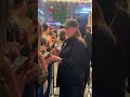 Sarah snook signing autographs at the stage door