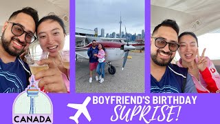 A Birthday Surprise for My Indian Boyfriend's Birthday | Indian-Chinese Couple | Toronto CN Tower