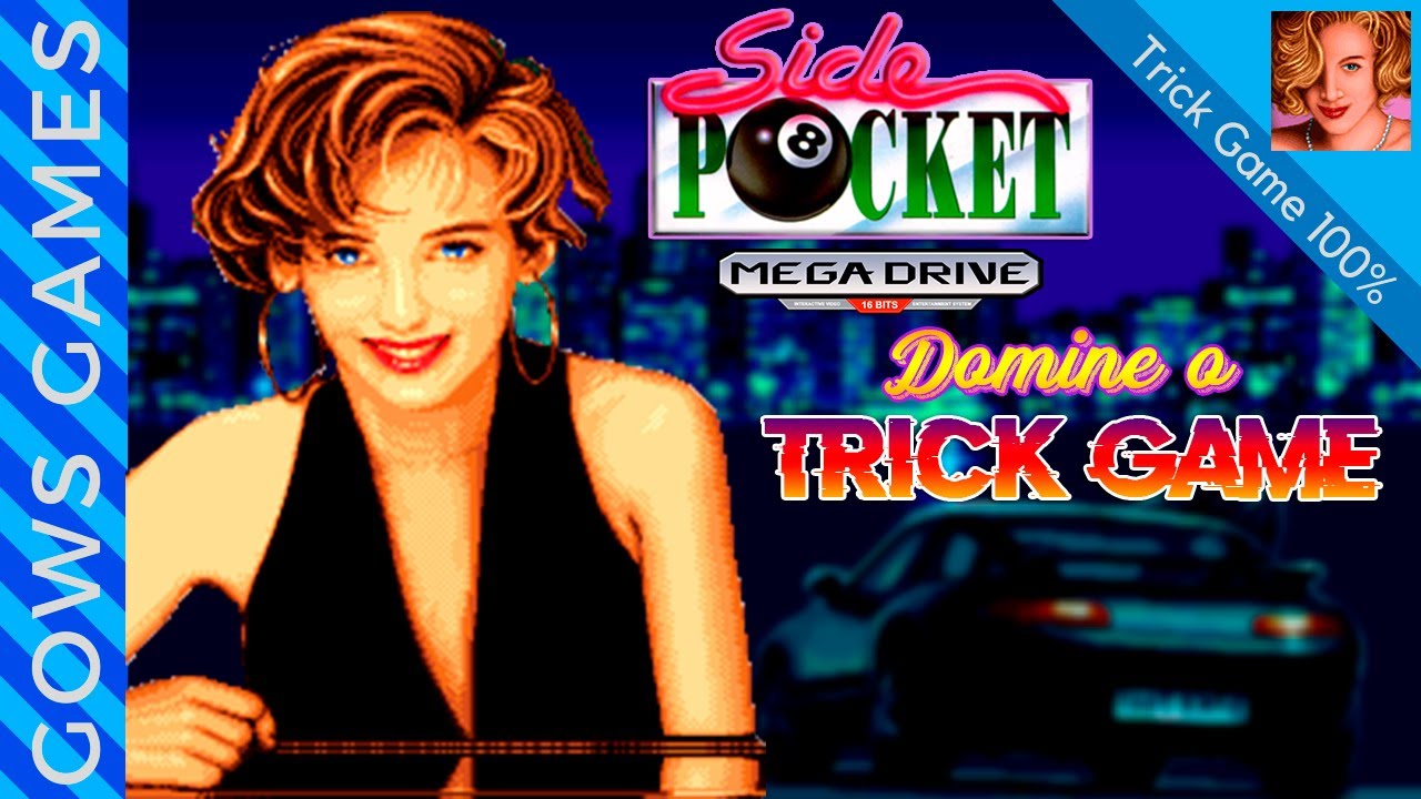 Side Pocket - Mega Drive. TRICK GAME 100% 