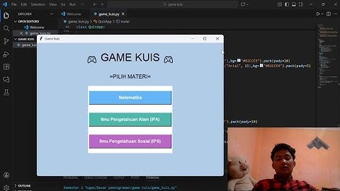 Penjelasan Membuatan Aplikasi Kuis menggunakan python Berbasis GUI dengan Tkinter || project UAS 