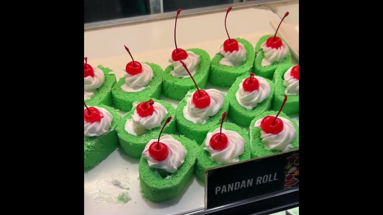 Mini Pandan Rolls Mini Pandan Rolls