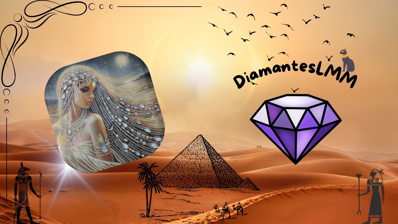 👑🌵 Diamond Painting Princesa del Desierto 💎✨ ¡Pelo brillante y traje espectacular!