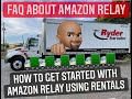 How to get started with Amazon Relay going the rental route. #amazonrelay #logistics #boxtruck