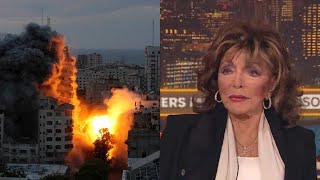 Joan Collins says Hamas attack on Israel is 'barbaric' and 'completely vile'