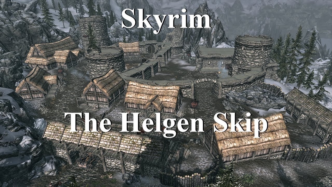 skip skyrim intro mod