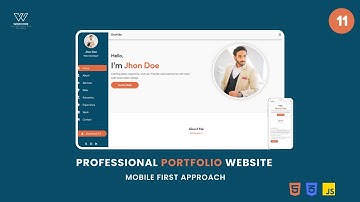 Devfolio Portfolio Website | Experience Design (Part 11) | HTML CSS JavaScript