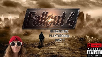 🔴LIVE Fallout 4 Interactive Playthrough Part 1 |road to 1k|
