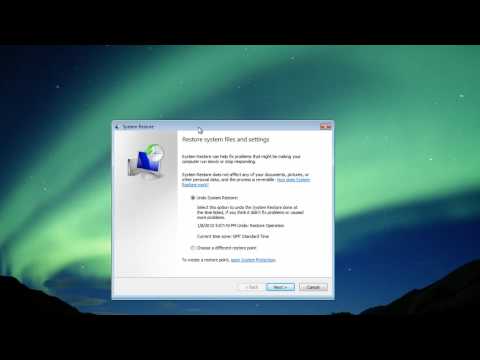 Video: How To Restore Vista