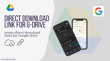 Create Direct Download Links for Google Drive Files | FeedClouds