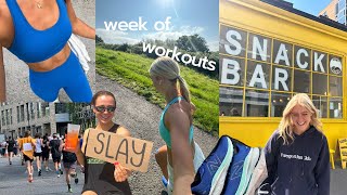 WEEK OF WORKOUTS VLOG: new running shoes, gait analysis, hackney half marathon, hybrid training