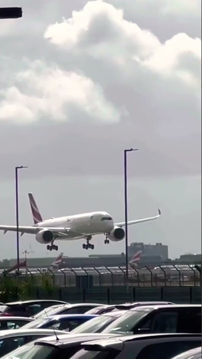 AIR MAURITIUS ✈️ plane landing Heathrow #shorts