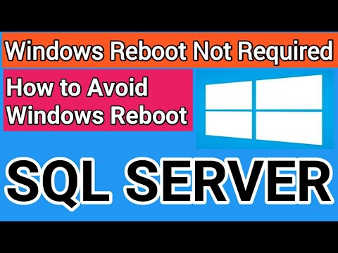 Now server reboot not required in windows while applying patches | How to patch SQL without reboot