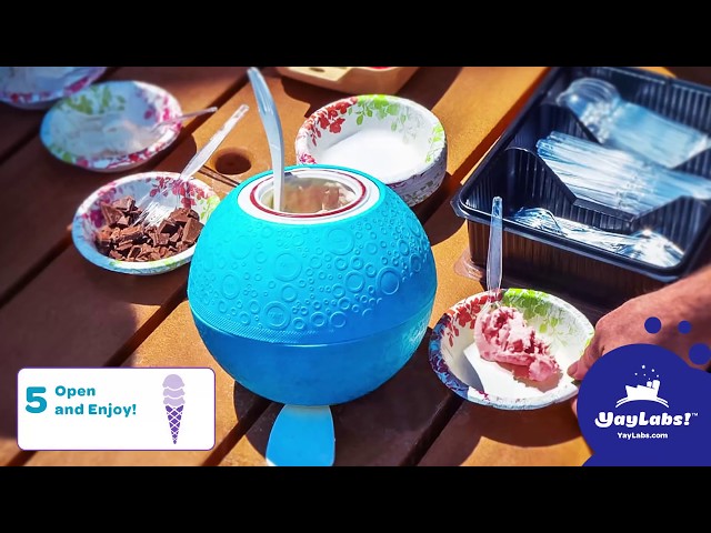 Yaylabs! Soft Shell Ice Cream Ball - Blue