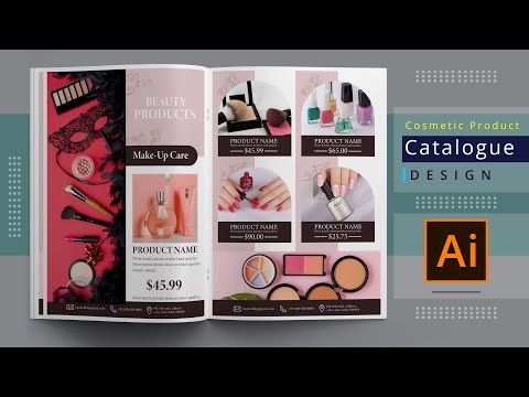 Catalogue design tutorial in illustrator - How do I create a product catalog?
