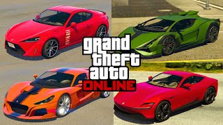 TOP 5 FASTEST CARS IN GTA 5 ONLINE! (2024) by ItsJah 51,309 views 4 months ago 8 minutes, 9 seconds