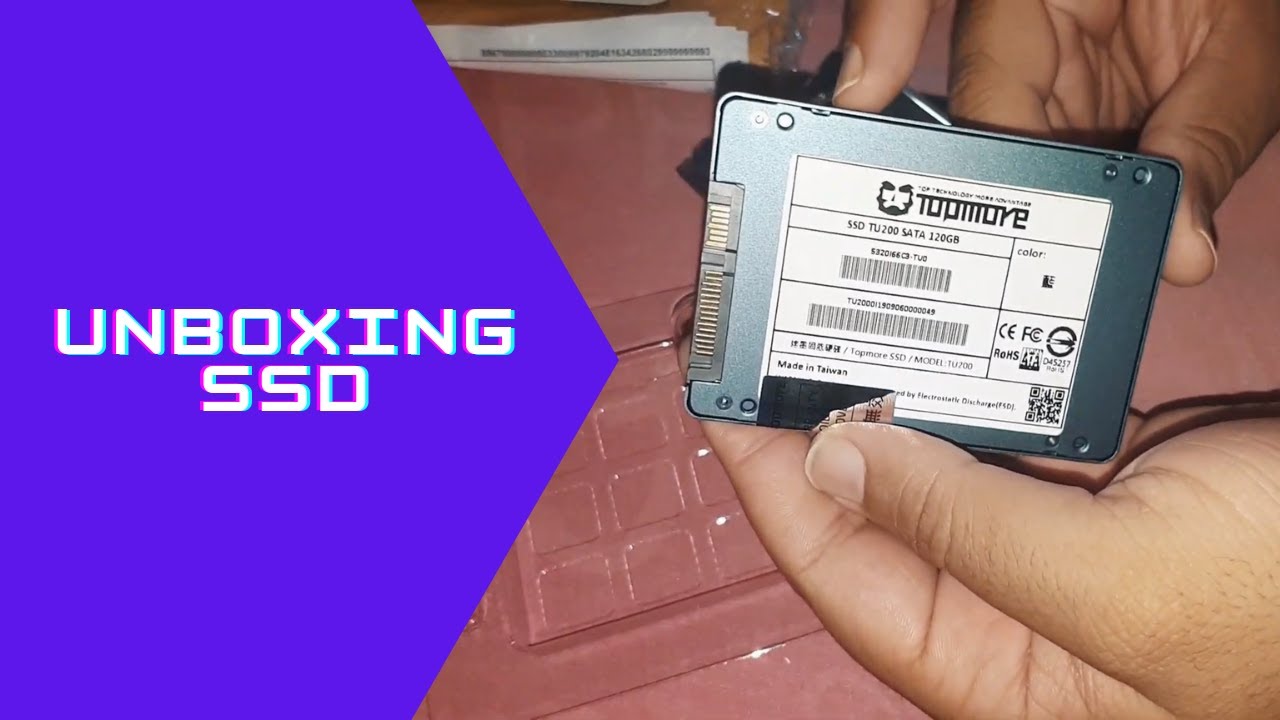 Unboxing SSD TOPMORE TLC 120GB | Edu8K - YouTube