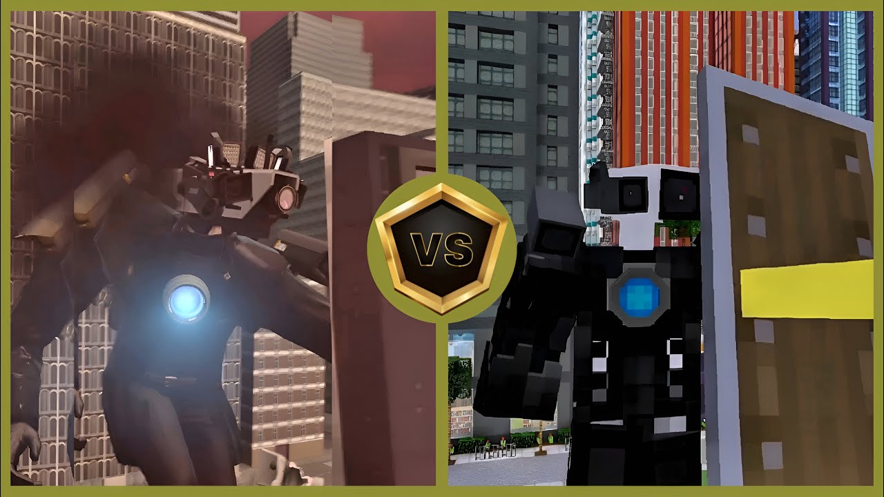 Skibidi Toilet Original Vs Skibidi Minecraft BATTLE!