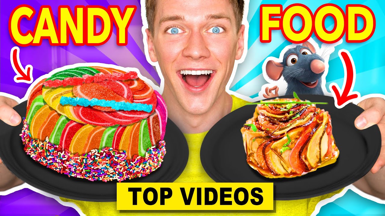 ⁣SHOCKING Making FOOD Out Of CANDY Challenges!! Learn How To Make Real vs DIY Pranks | Collins Key