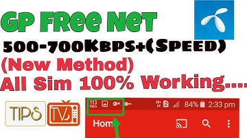 Gp Free Net|1mbps+Speed|New Tips|HotVpnMod|TipsTv|
