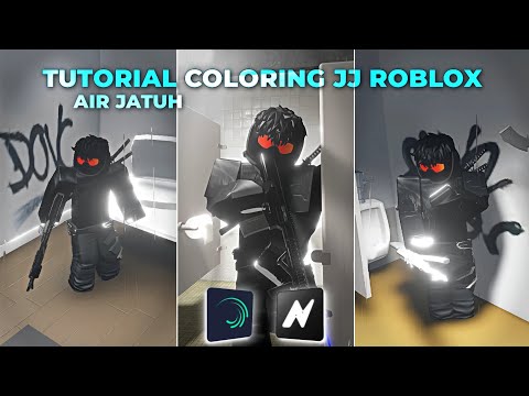 TUTORIAL FOR COLORING RAINWATER IN NODE VIDEO | ROBLOX JEDAG JEDUG #tutorial #roblox #lynnxml