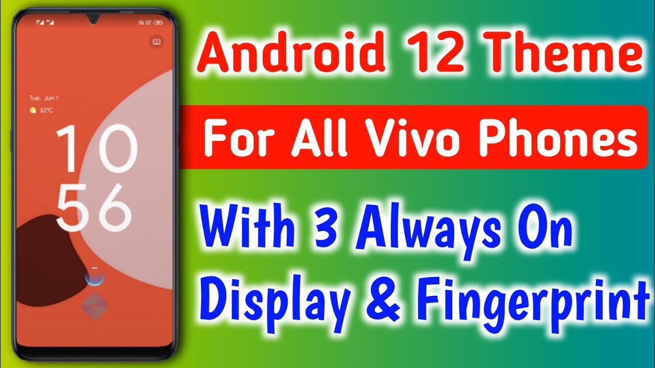 android 12 theme for vivo || andriod 12 theme download || andriod 12 pixel theme for vivo with aod